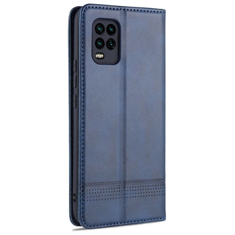 Capa De Celular Para Xiaomi Mi 10 Lite Flip Estilo De Couro Azns