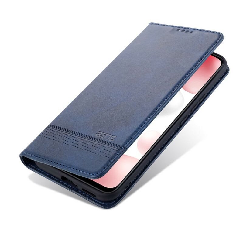 Capa De Celular Para Xiaomi Mi 10 Lite Flip Estilo De Couro Azns