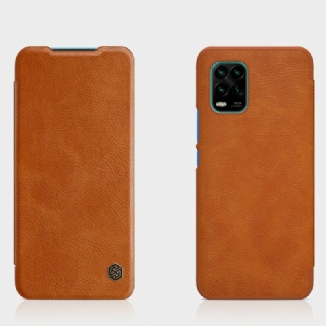 Capa De Celular Para Xiaomi Mi 10 Lite Flip Série Nillkin Qin