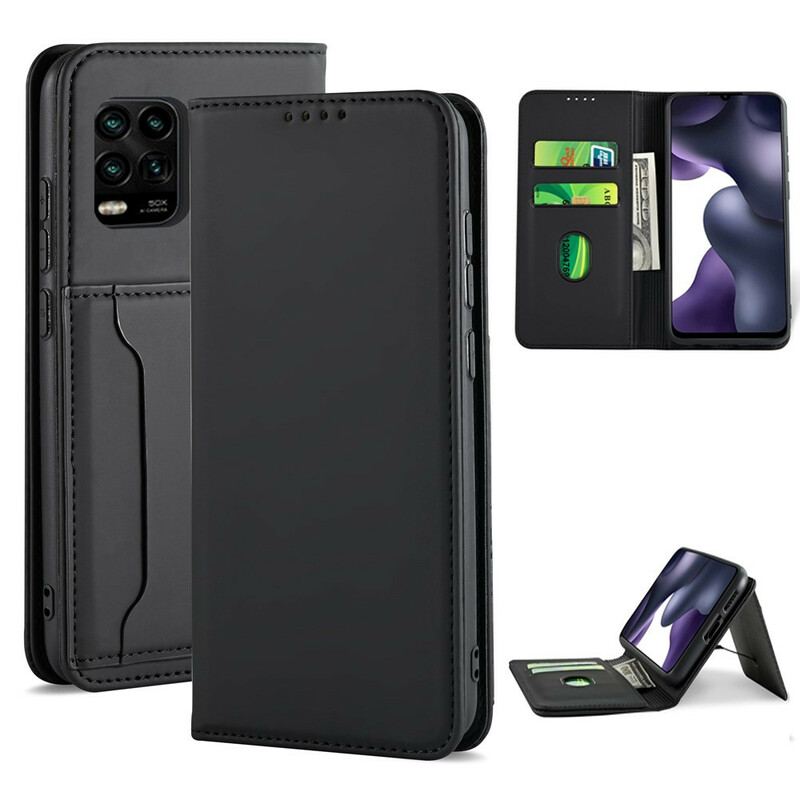 Capa De Celular Para Xiaomi Mi 10 Lite Flip Suporte Para Cartão