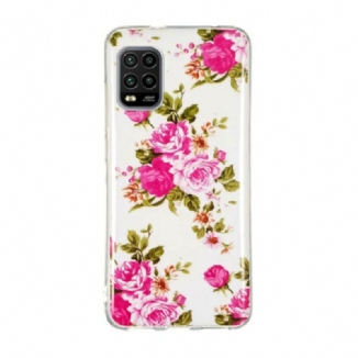 Capa De Celular Para Xiaomi Mi 10 Lite Flores Da Liberdade Fluorescentes