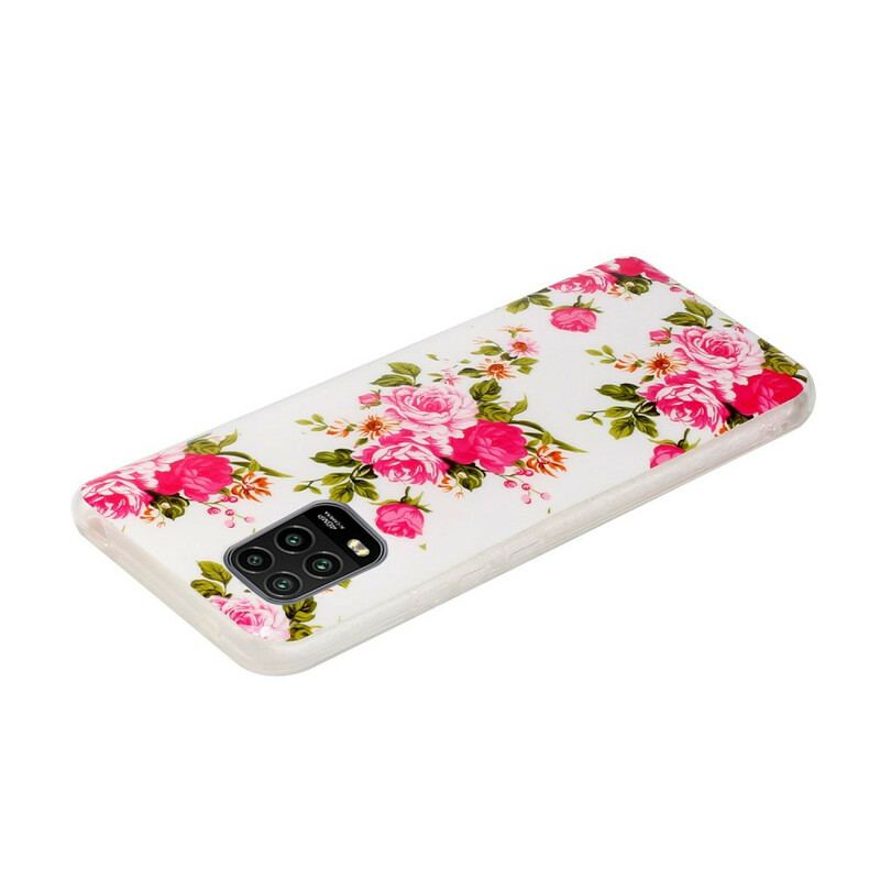 Capa De Celular Para Xiaomi Mi 10 Lite Flores Da Liberdade Fluorescentes