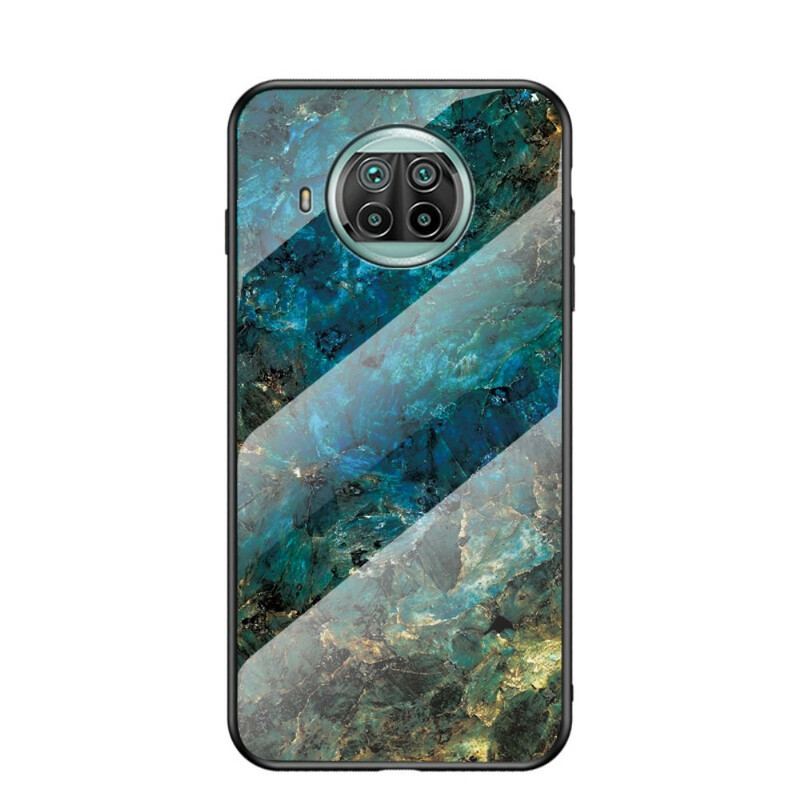 Capa De Celular Para Xiaomi Mi 10 Lite Vidro Temperado De Cores De Mármore