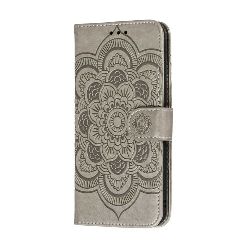 Capa Flip Para Xiaomi Mi 10 Lite Mandala Completa