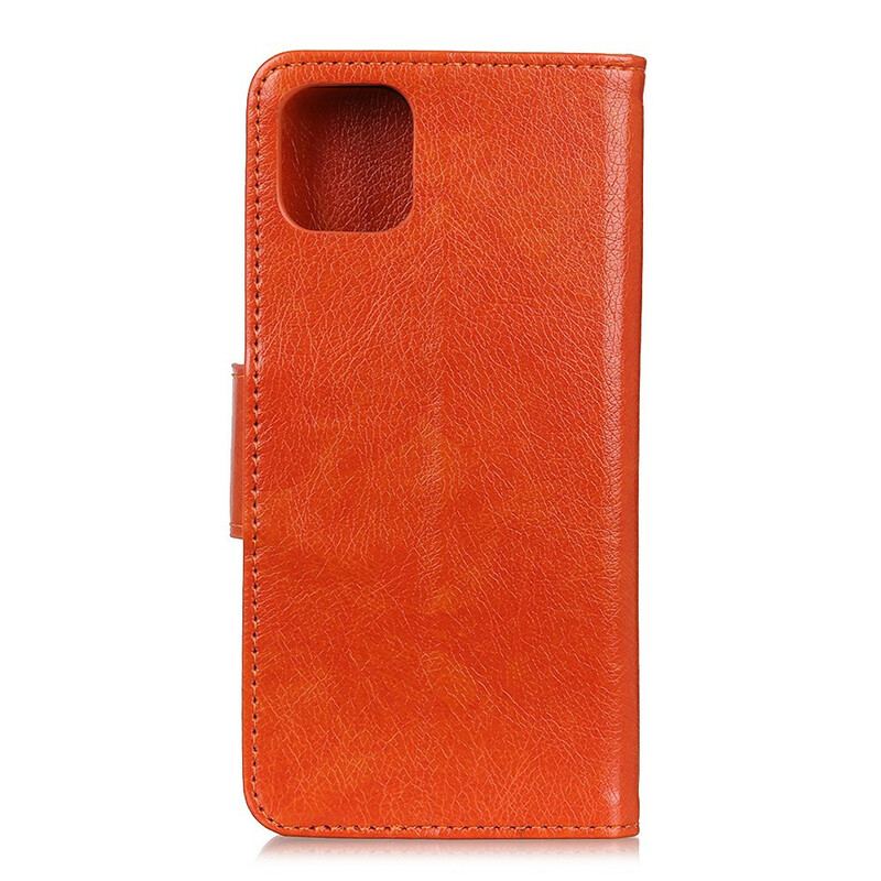 Capa Folio Para Xiaomi Mi 10 Lite Estilo De Couro Nappa