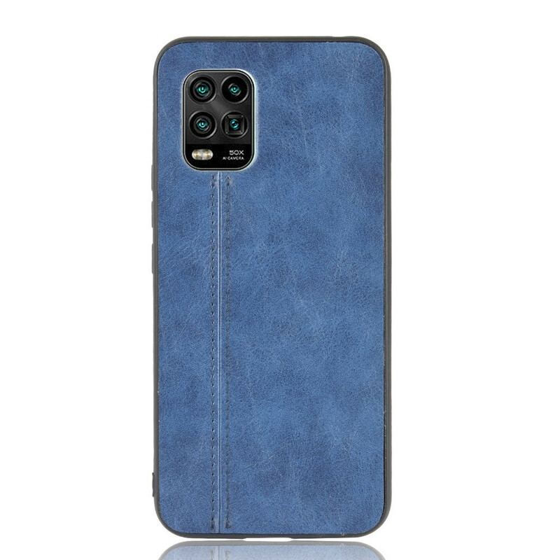 Capa Para Xiaomi Mi 10 Lite Efeito Couro Couture