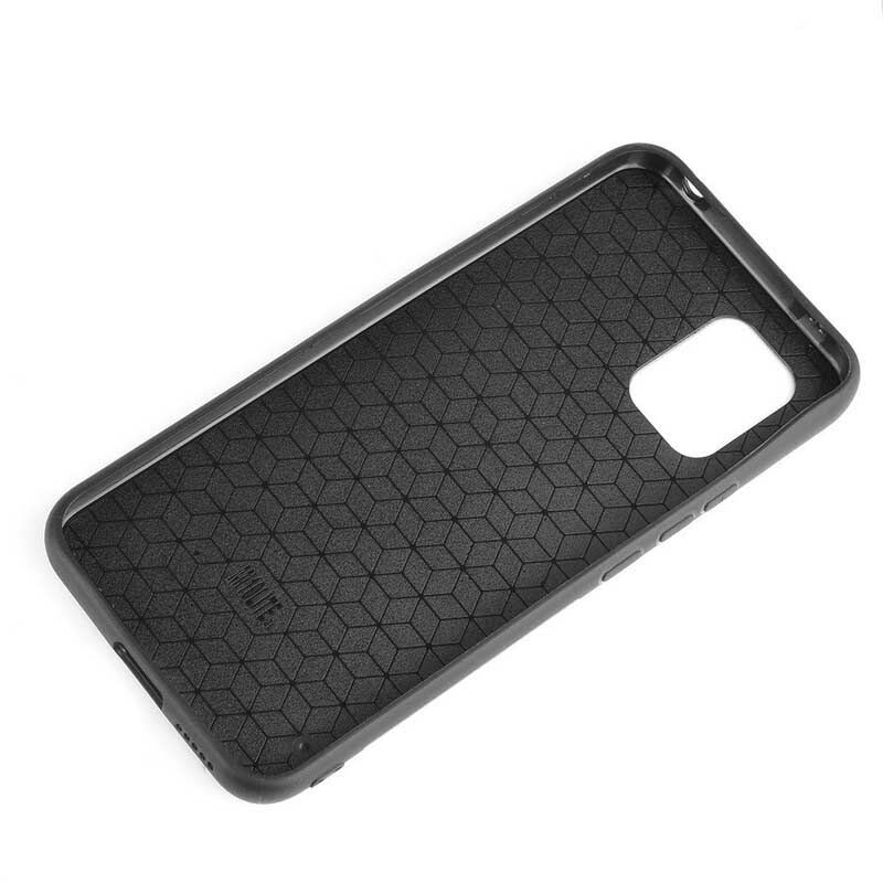 Capa Para Xiaomi Mi 10 Lite Efeito Couro Couture