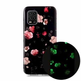 Capa Para Xiaomi Mi 10 Lite Florais Fluorescentes