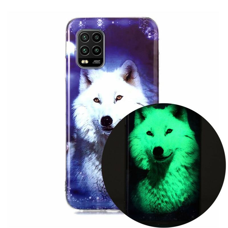 Capa Para Xiaomi Mi 10 Lite Fluorescente Wolf Series