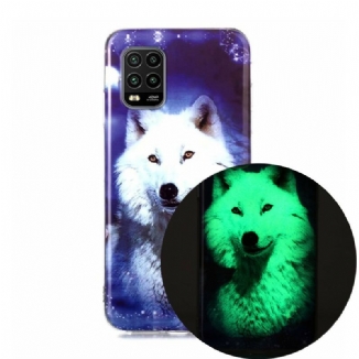 Capa Para Xiaomi Mi 10 Lite Fluorescente Wolf Series