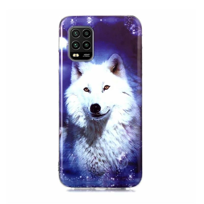 Capa Para Xiaomi Mi 10 Lite Fluorescente Wolf Series