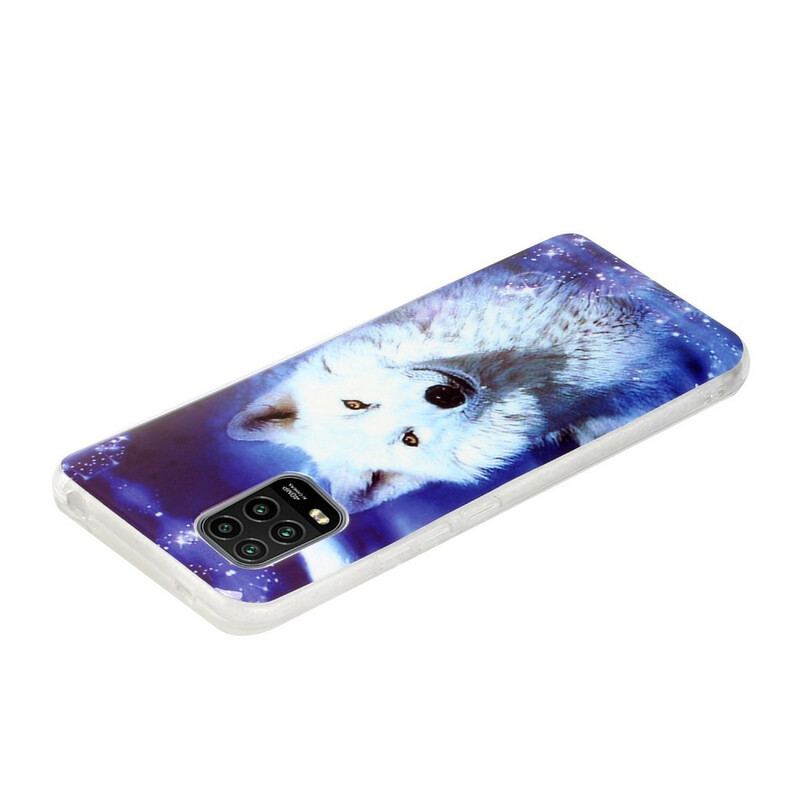 Capa Para Xiaomi Mi 10 Lite Fluorescente Wolf Series