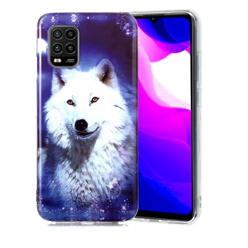 Capa Para Xiaomi Mi 10 Lite Fluorescente Wolf Series