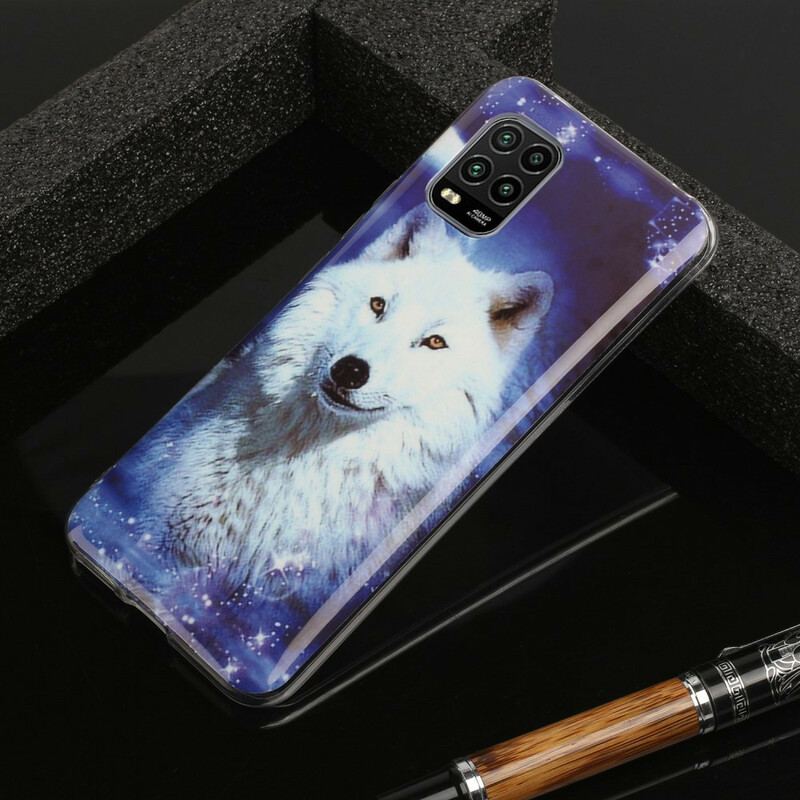 Capa Para Xiaomi Mi 10 Lite Fluorescente Wolf Series