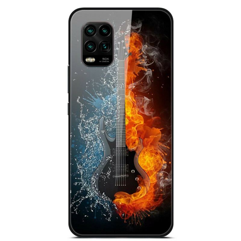 Capa Para Xiaomi Mi 10 Lite Guitarra De Vidro Temperado