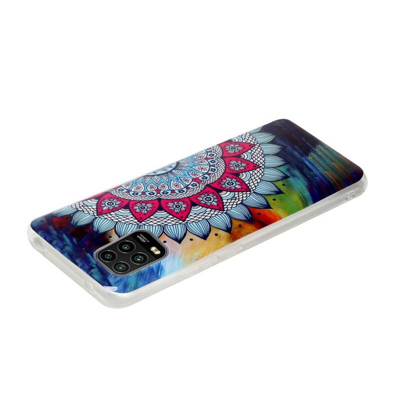 Capa Para Xiaomi Mi 10 Lite Mandala Colorida Fluorescente