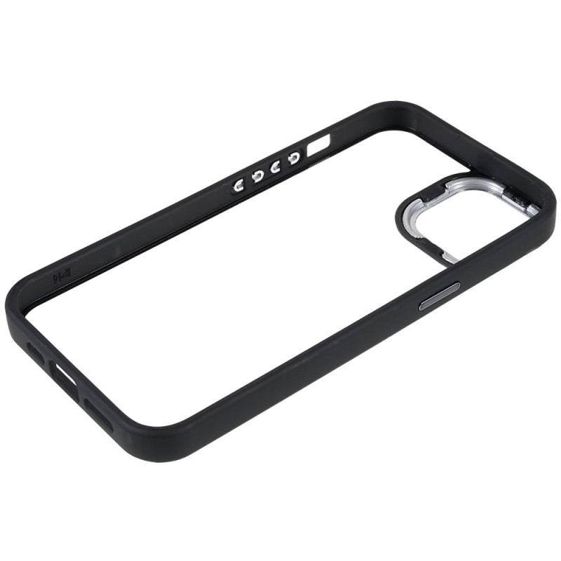 Capa De Celular Para iPhone 14 Plus Bordas De Silicone Acrílico