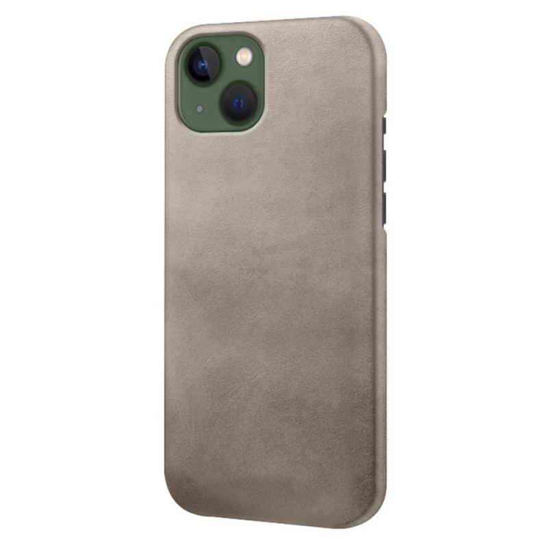 Capa De Celular Para iPhone 14 Plus Efeito Couro