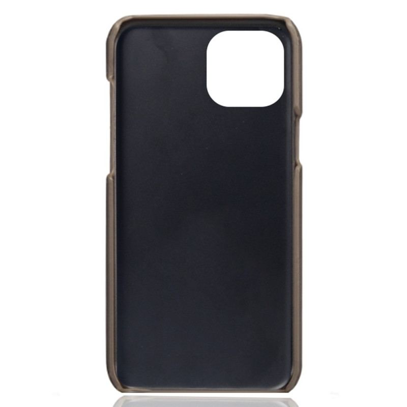 Capa De Celular Para iPhone 14 Plus Efeito Couro