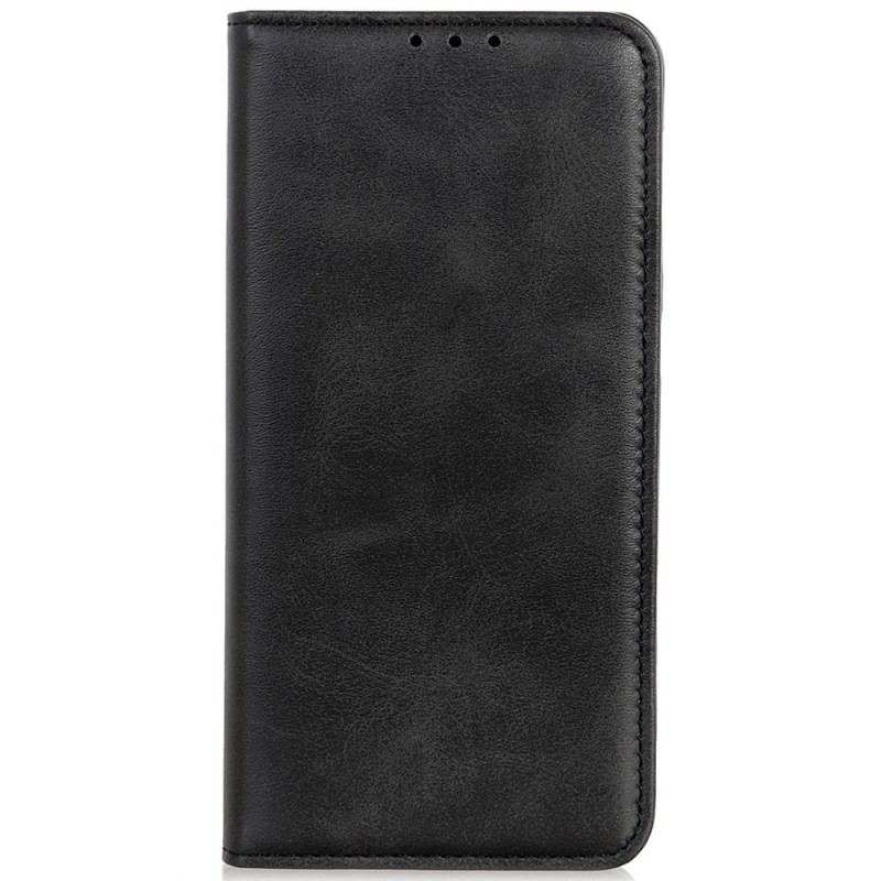 Capa De Celular Para iPhone 14 Plus Flip Couro Rachado Fosco