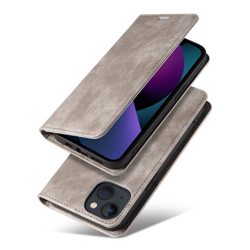 Capa De Celular Para iPhone 14 Plus Flip Couro Sintético Colorido