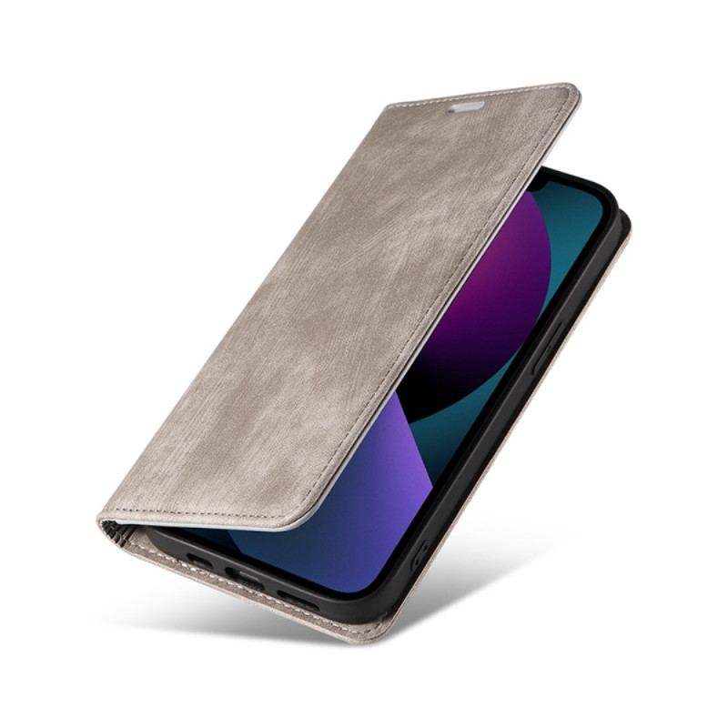 Capa De Celular Para iPhone 14 Plus Flip Couro Sintético Colorido