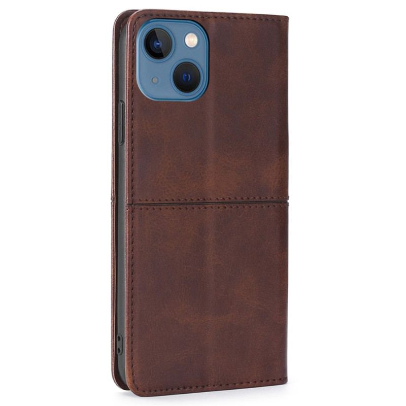 Capa De Celular Para iPhone 14 Plus Flip Estilo Vintage