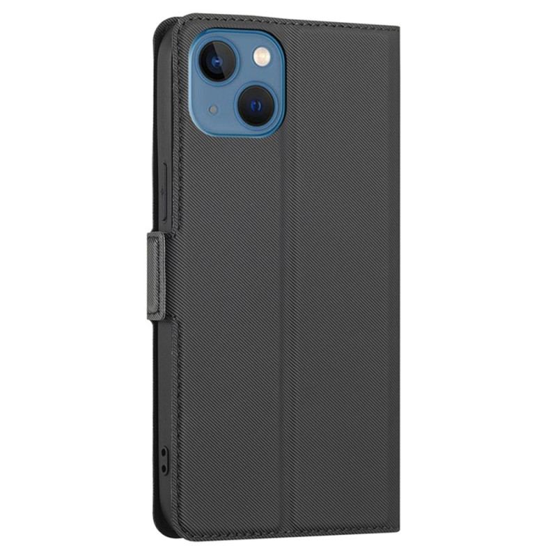 Capa Flip Para iPhone 14 Plus Bicolor Ultra Fino