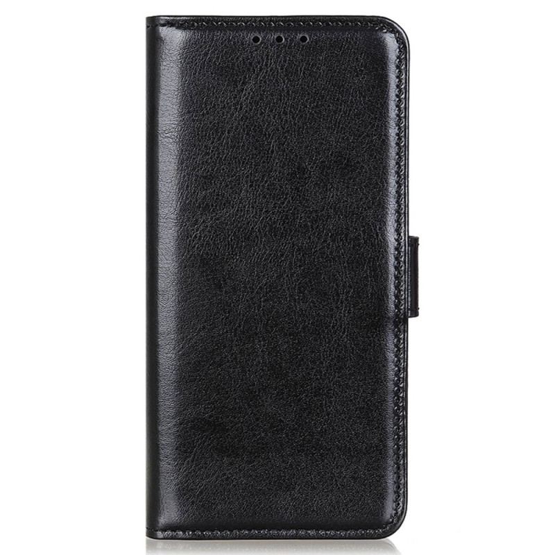 Capa Flip Para iPhone 14 Plus Refinamento De Couro Sintético