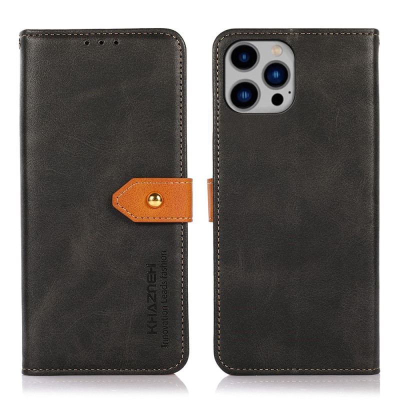 Capa Folio Para iPhone 14 Plus Com Alça Khazneh