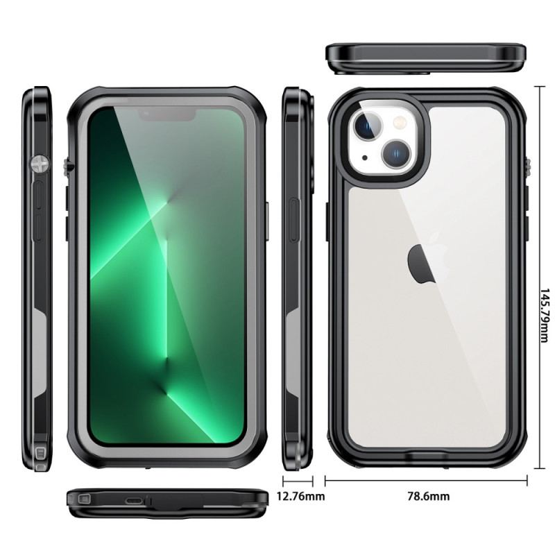 Capa Para iPhone 14 Plus Resistente À Água Transparente