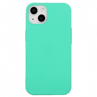 Capa Para iPhone 14 Plus Silicone Fosco Simples