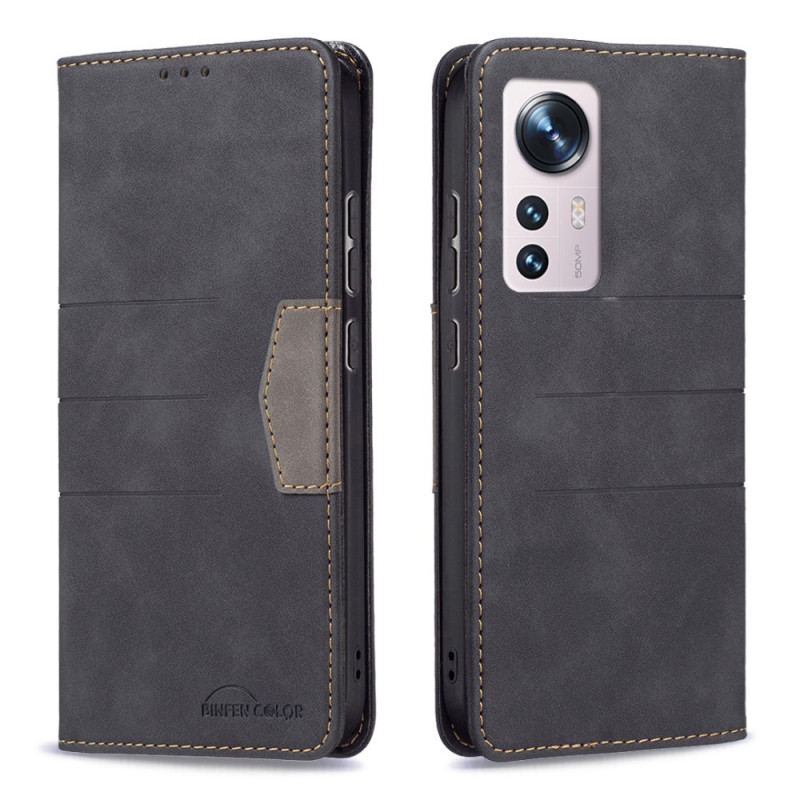 Capa De Celular Para Xiaomi 12 / 12X Flip Cor Binfen