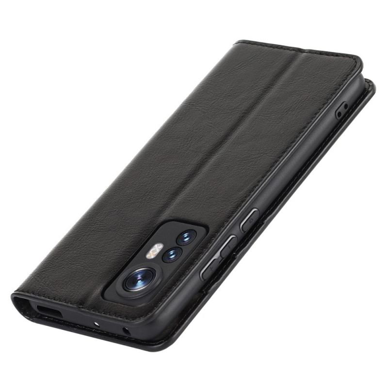 Capa De Celular Para Xiaomi 12 / 12X Flip Couro Legitimo