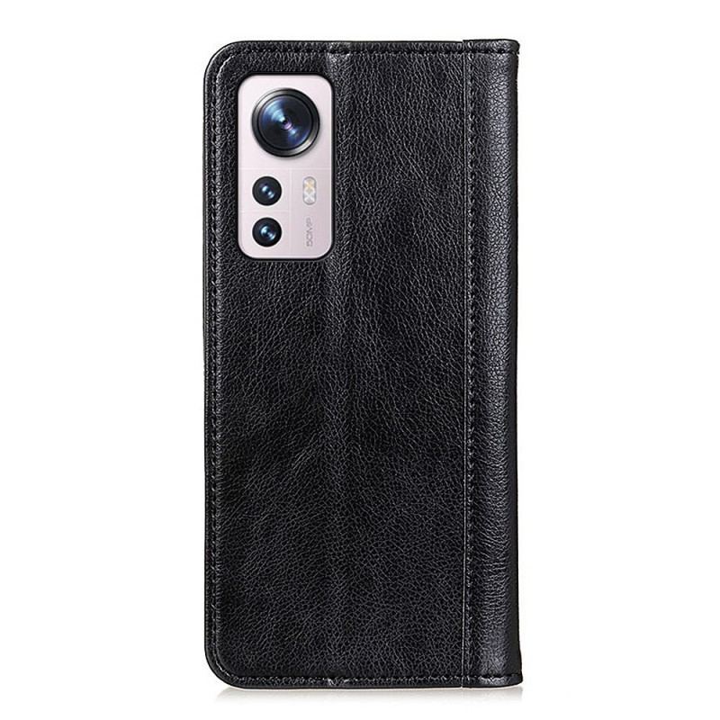 Capa De Celular Para Xiaomi 12 / 12X Flip Couro Rachado Versão Colorida