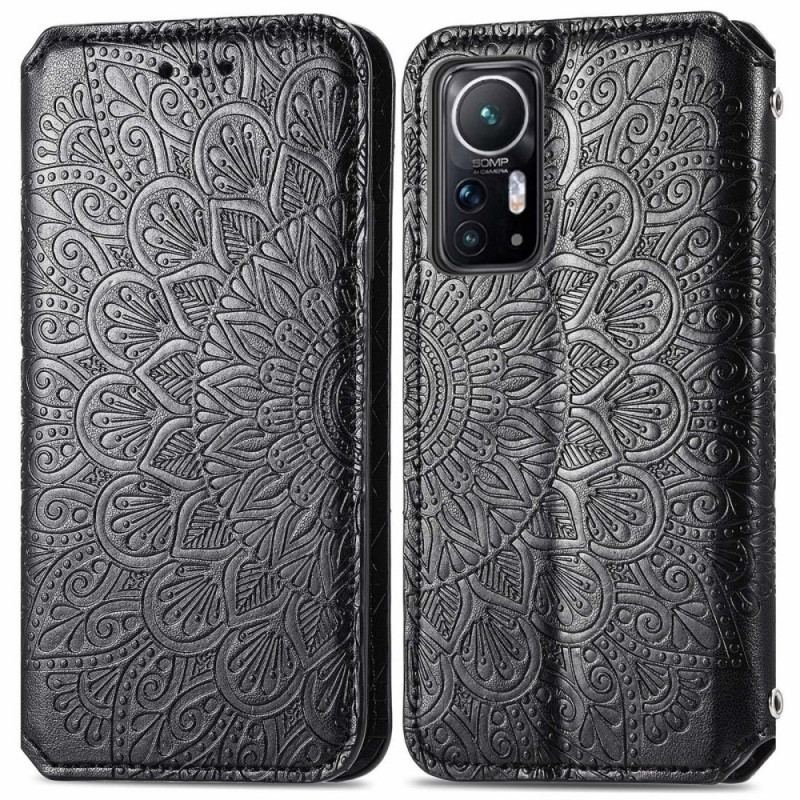 Capa De Celular Para Xiaomi 12 / 12X Flip Mandala