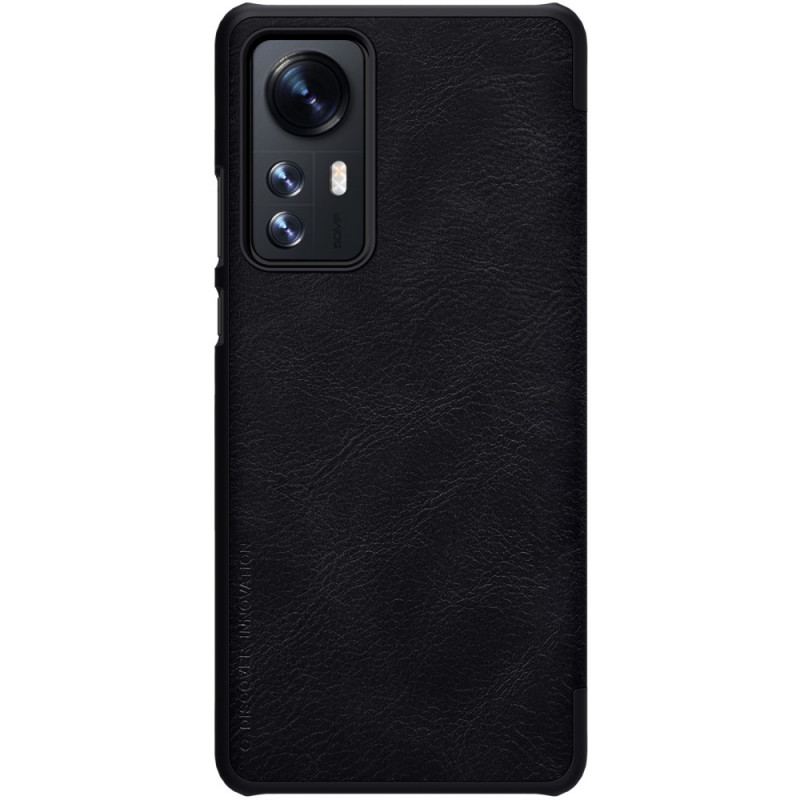 Capa De Celular Para Xiaomi 12 / 12X Flip Série Nillkin Qin