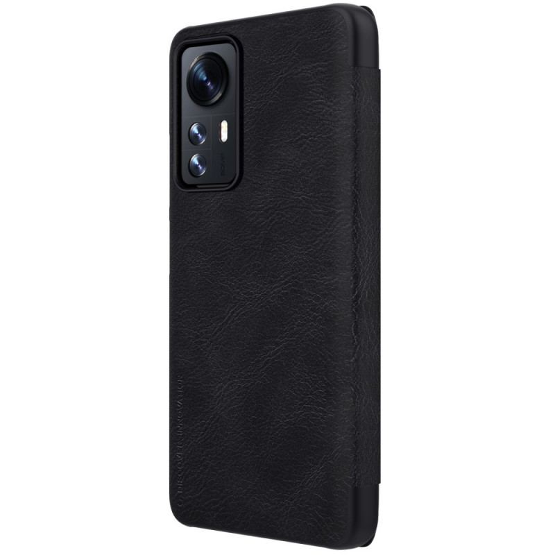 Capa De Celular Para Xiaomi 12 / 12X Flip Série Nillkin Qin