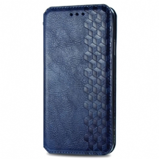 Capa De Celular Para Xiaomi 12 / 12X Flip Textura Diamante