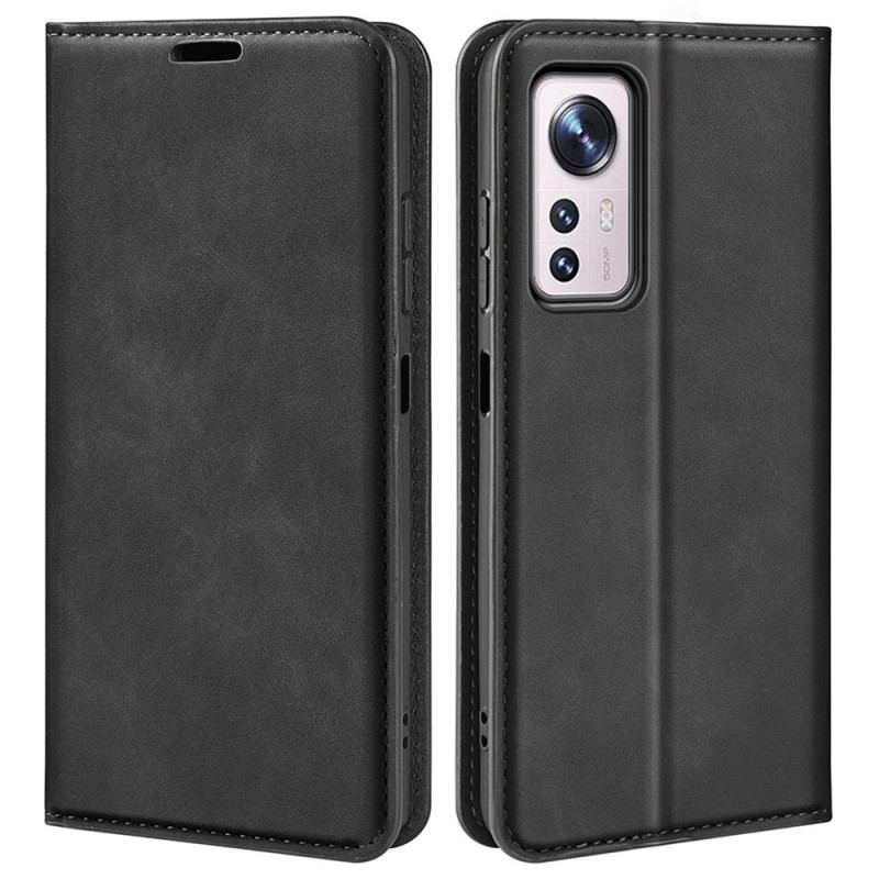 Capa De Celular Para Xiaomi 12 / 12X Flip Toque De Pele