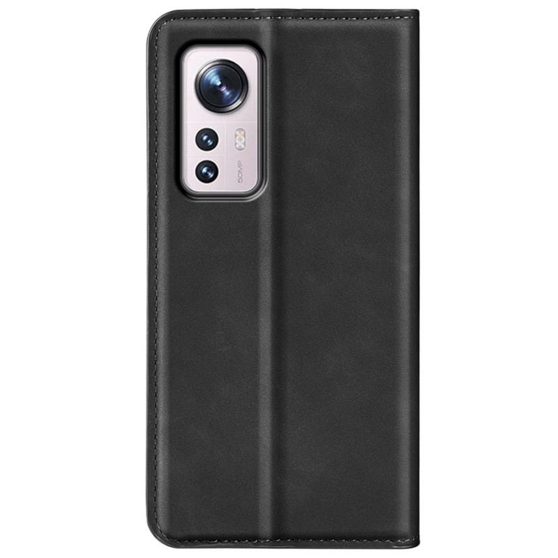 Capa De Celular Para Xiaomi 12 / 12X Flip Toque De Pele