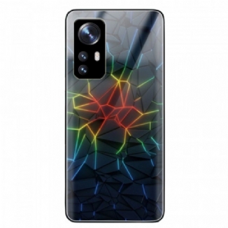 Capa De Celular Para Xiaomi 12 / 12X Geometria Vidro Temperado