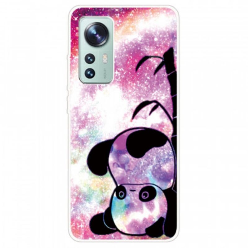 Capa De Celular Para Xiaomi 12 / 12X Panda E Bambu