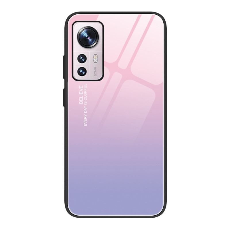 Capa De Celular Para Xiaomi 12 / 12X Vidro Temperado Gradiente