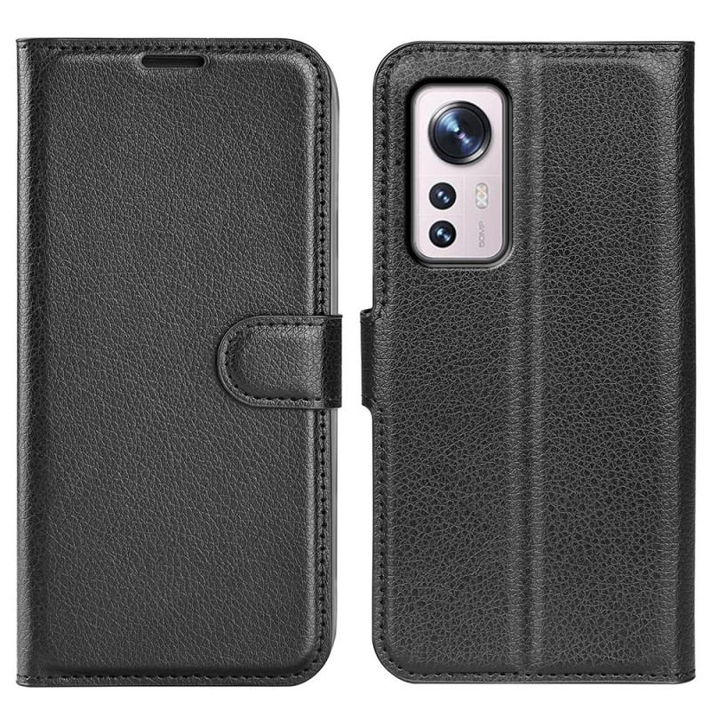 Capa De Couro Para Xiaomi 12 / 12X Clássico