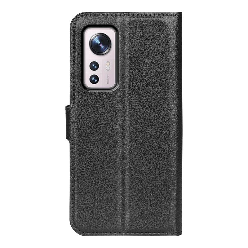 Capa De Couro Para Xiaomi 12 / 12X Clássico