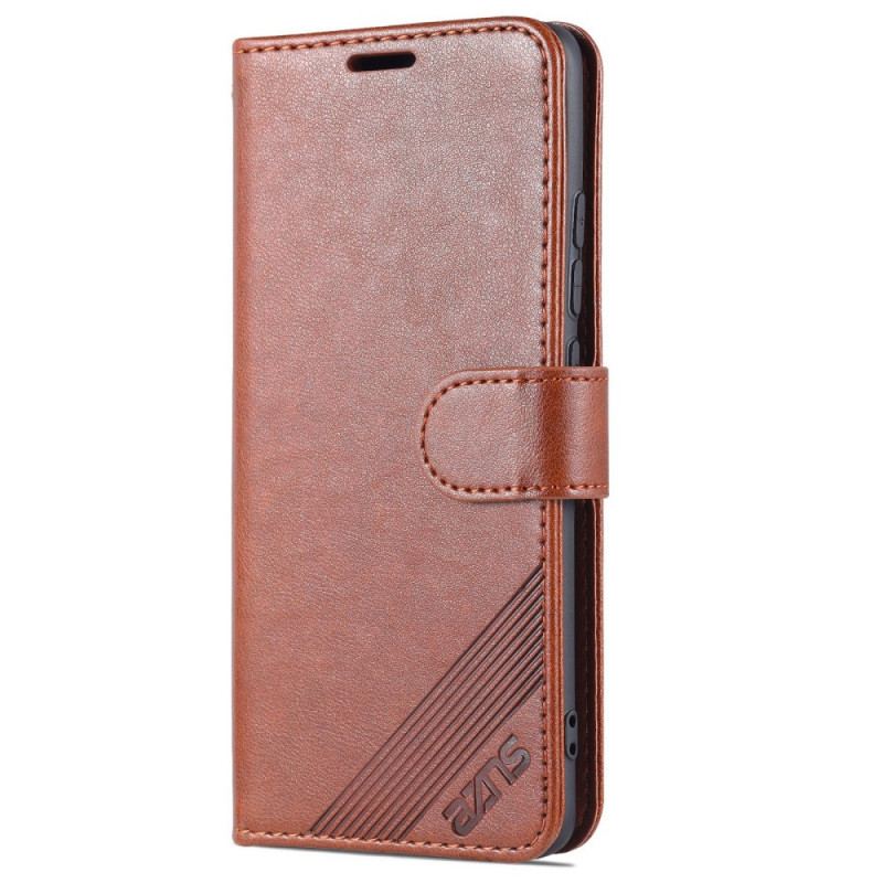 Capa De Couro Para Xiaomi 12 / 12X Couro Sintético Azns