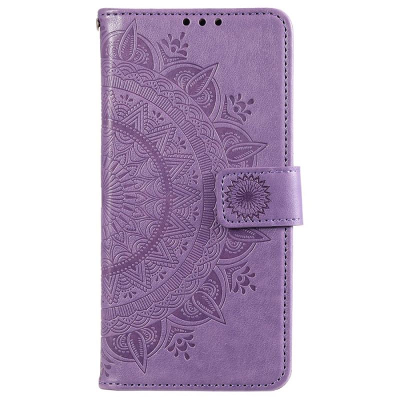 Capa Em Pele Para Xiaomi 12 / 12X Mandala Do Sol