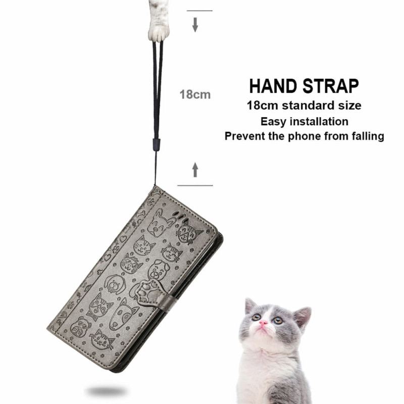 Capa Flip Para Xiaomi 12 / 12X Animais Animados