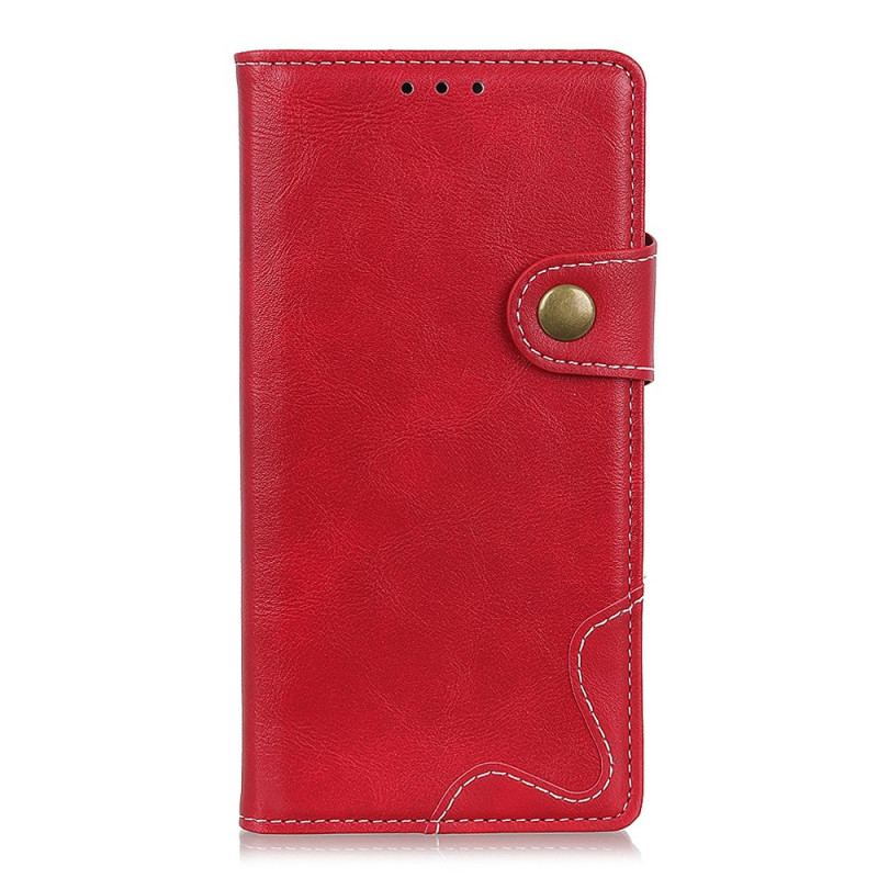 Capa Flip Para Xiaomi 12 / 12X Artístico E Costuras